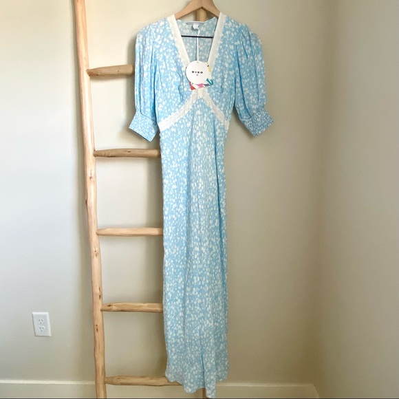 16 RIXO for Target Floral Puff Sleeve Swing Dress - Picture 5 of 12